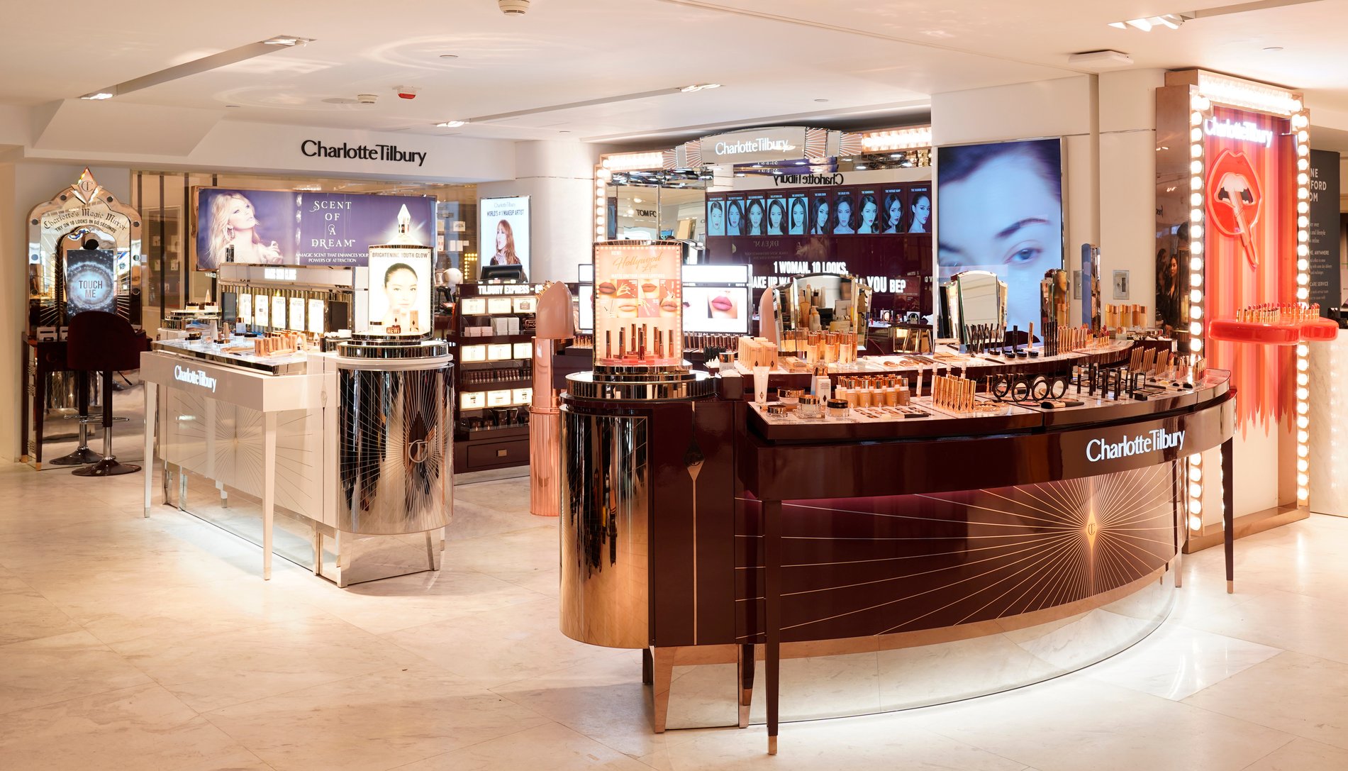 Charlotte Tilbury-Make-up-Theke