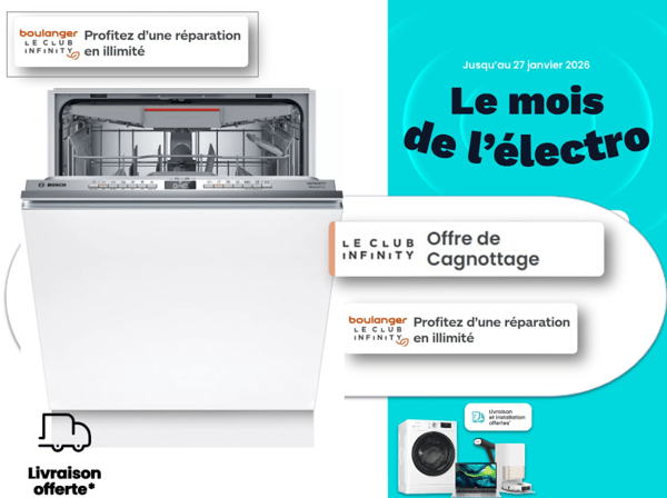 Découvrez les lave-vaisselles chez Boulanger Limoges ! 
Rendez-vous chez Boulanger Limoges pour découvrir notre sélection de lave-vaisselle et profitez des meilleures offres de l'année !