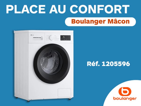 Lave linge hublot au magasin Boulanger Mâcon
