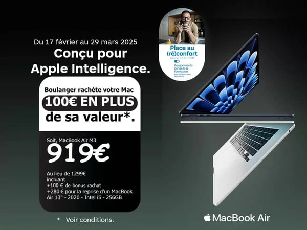 MacBook Air M2 Boulanger Villier/Marne
