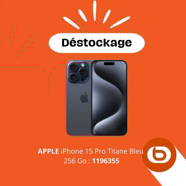 boulanger 
boulanger belfort
boulanger andelnans
offre
déstockage 
apple 
iphone 
15 pro 
titane bleu 
256 go