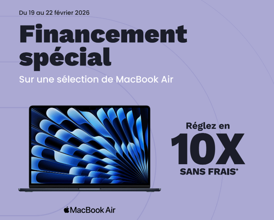 Apple : Financement spécial sur les MacBook Air !