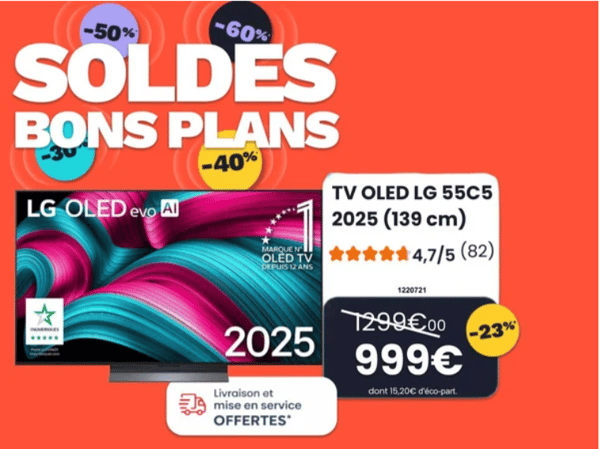 LG C5 BOULANGER TRELISSAC