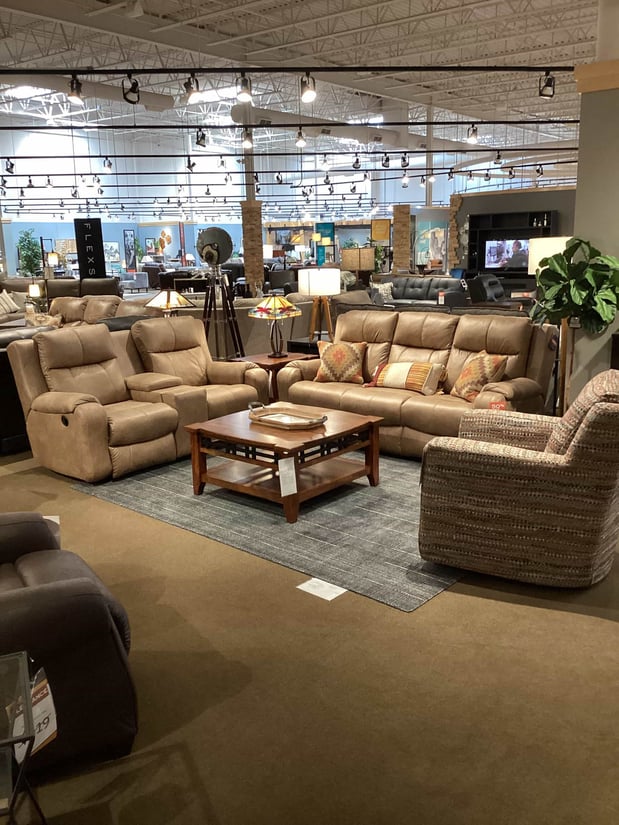 Maple Grove Slumberland Furniture leather furniture