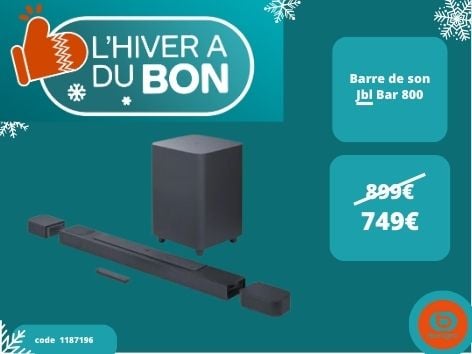 Retrouvez la Barre de son Jbl Bar 800 dans votre magasin Boulanger Boulogne sur mer