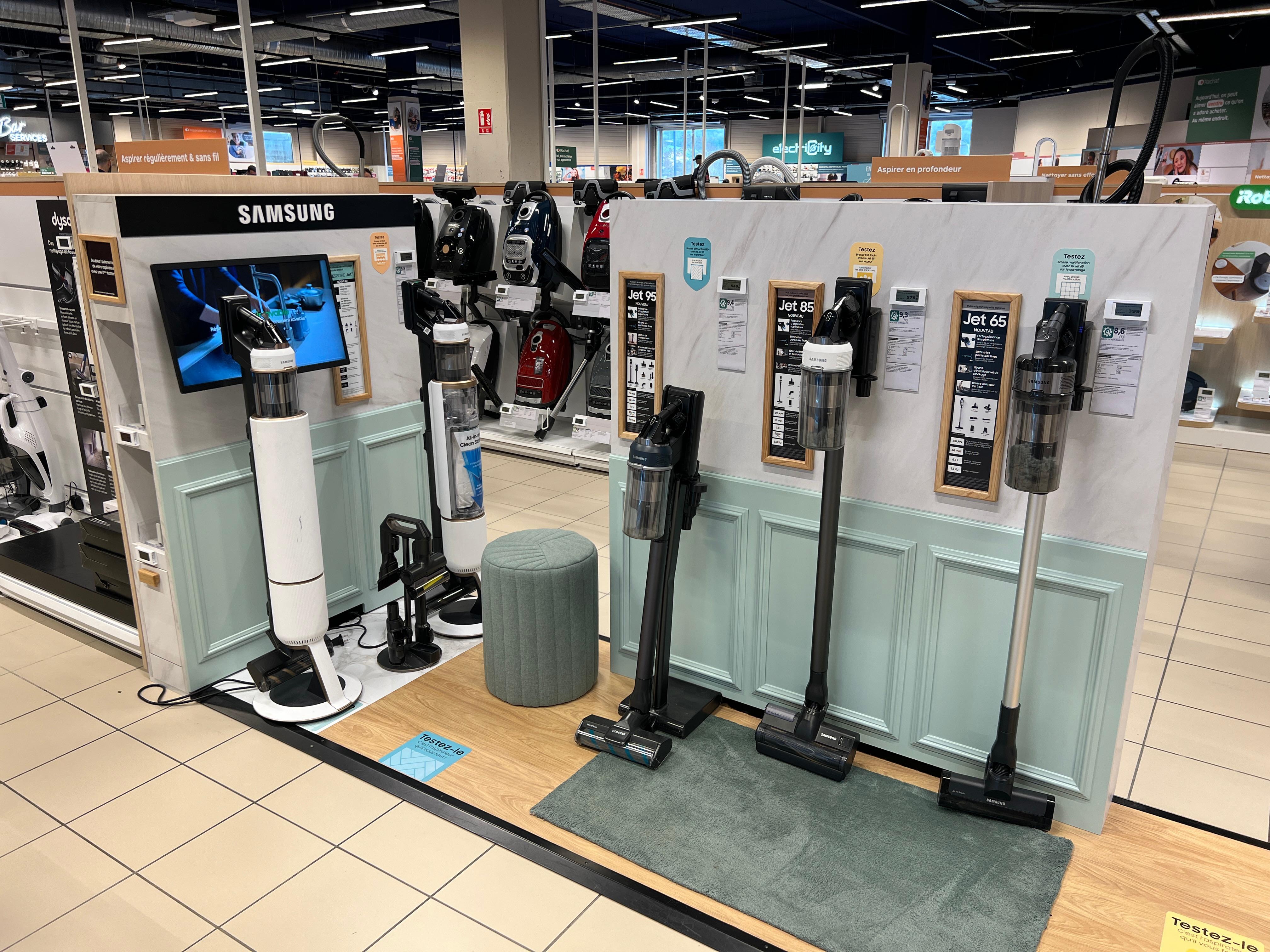 Univers aspirateur Samsung dans votre magasin Boulanger Nancy-Fléville