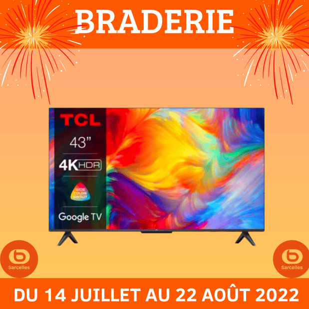 TV LED Tcl 43P735 2022 - Boulanger Sarcelles