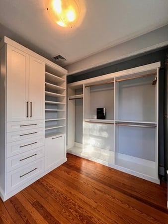 Custom Reach-In Closet and Wardrobe System in Phoenixville, Pennsylvania by California Closets of Philadelphia and Delaware