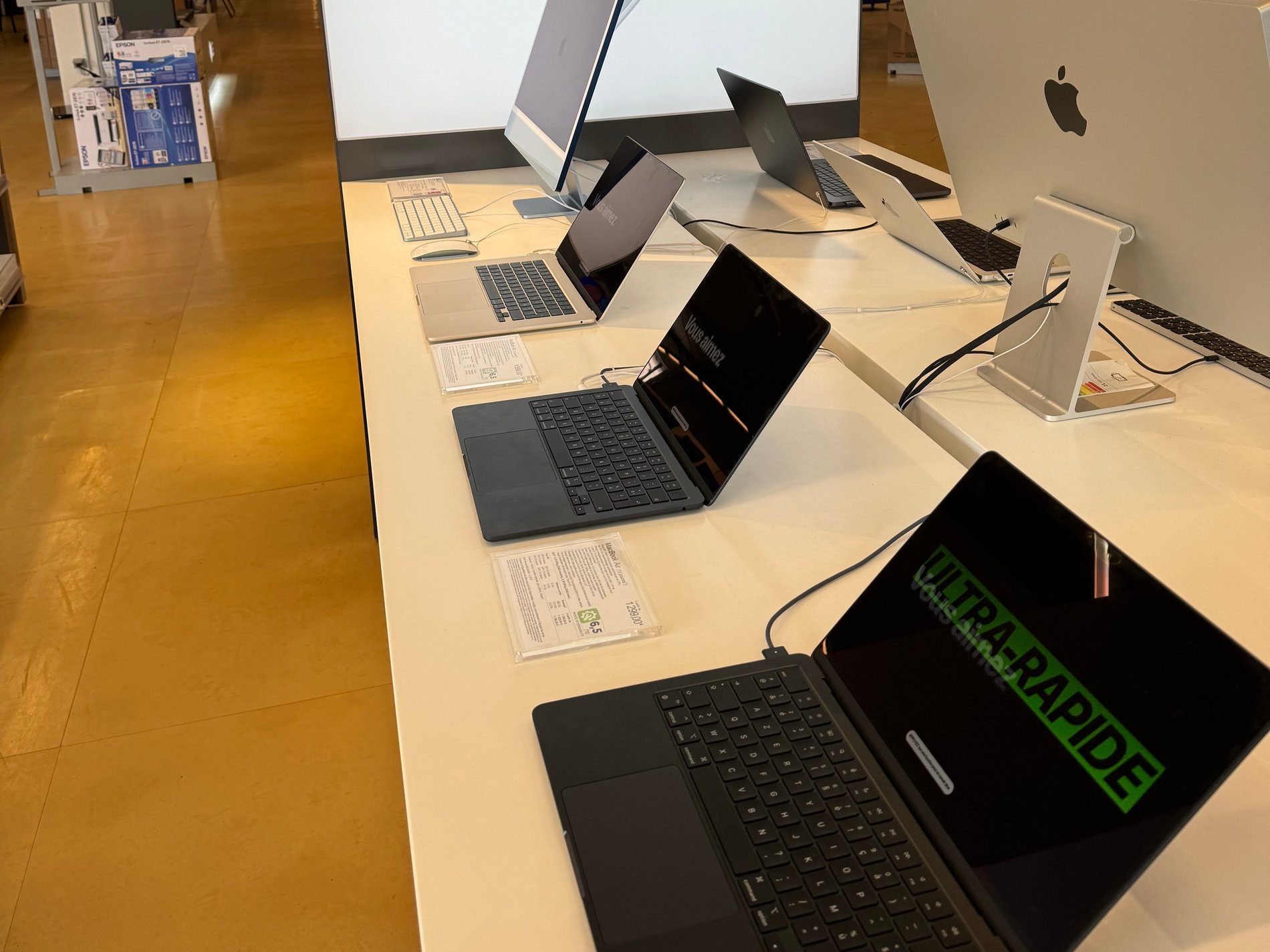 Macbook Air 13 M2, Macbook Air 13 M3, Macbook Air 15 M3, iMac 24 M3