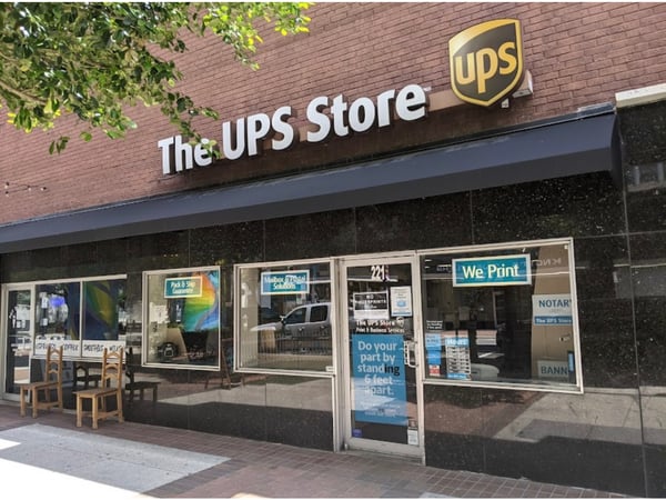 Storefront of The UPS Store in Jacksonville, FL