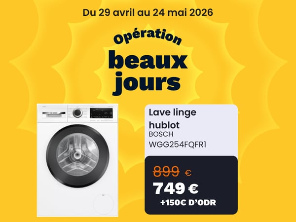 lave linge hublot bosch