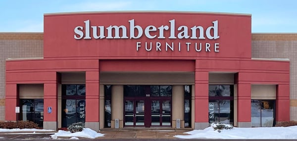 Slumberland Furniture Fridley storefront