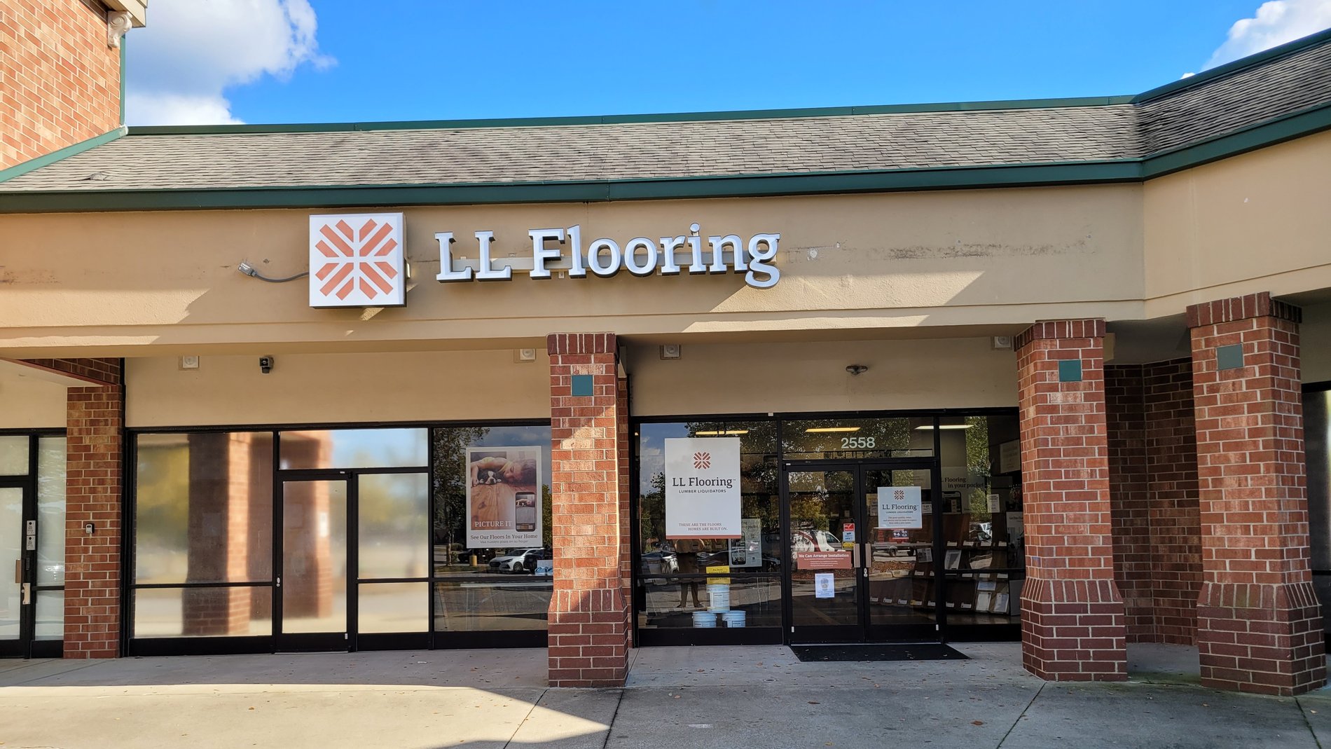 LL Flooring #1384 Garner | 2558 Timber Dr | Storefront