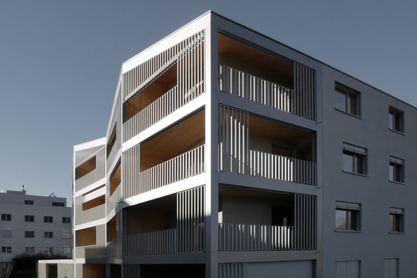 Immeuble d'appartements en structure bois - Sion, Aproz
