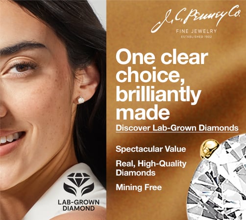 1 ct. t.w. lab-grown diamond‡, JCPenney deals this week, JCPenney weekly  ad