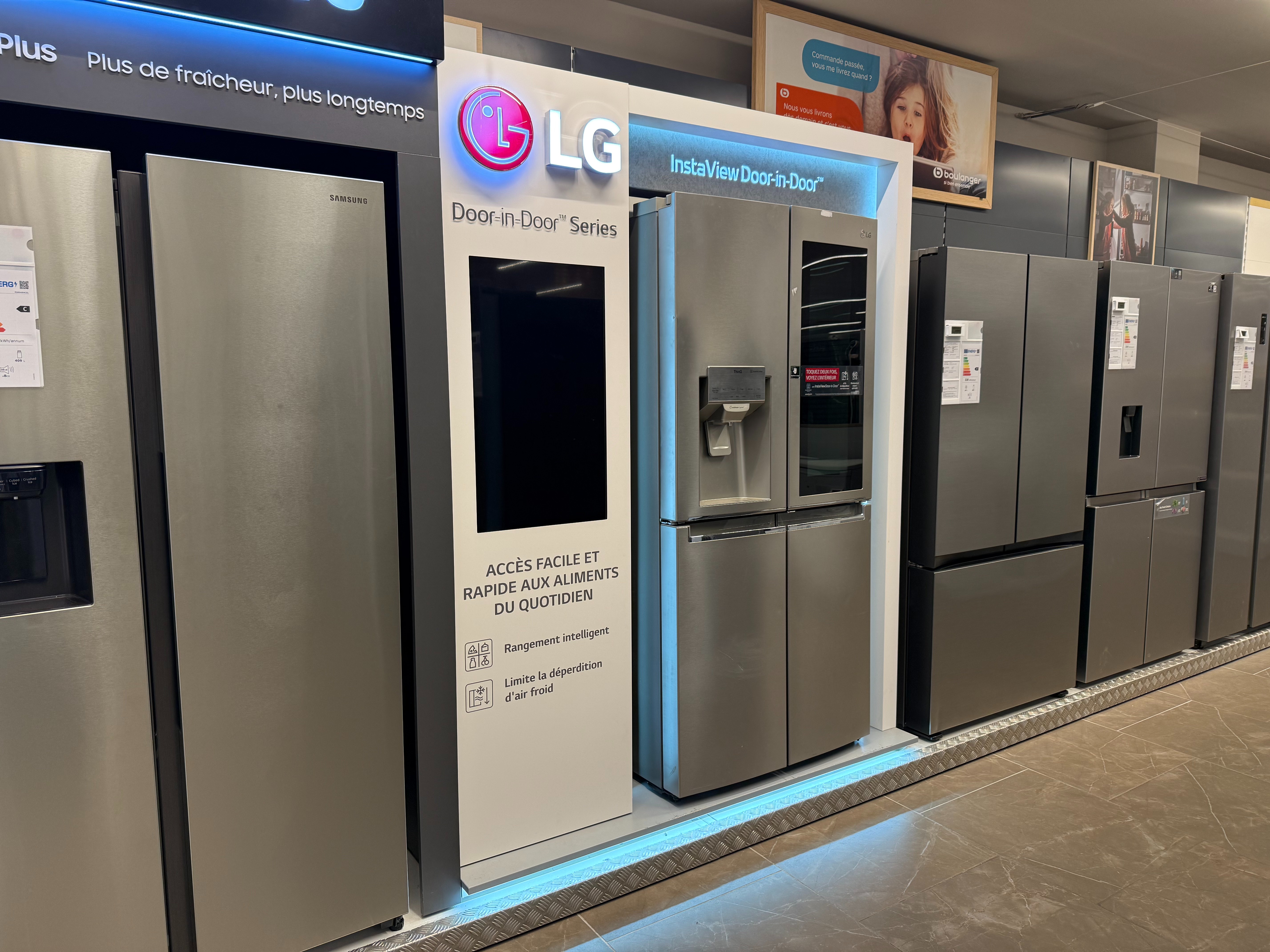 Espace LG (réfrigérateurs) - Boulanger Levallois So Ouest