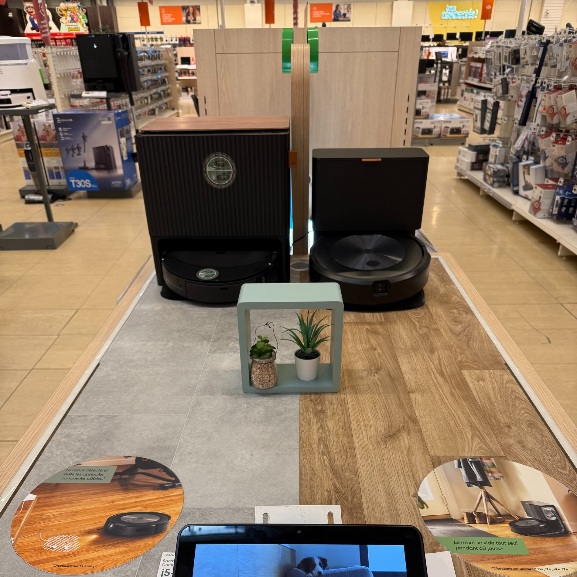 Venez découvrir en magasin les différents modèles de la gamme iRobot !