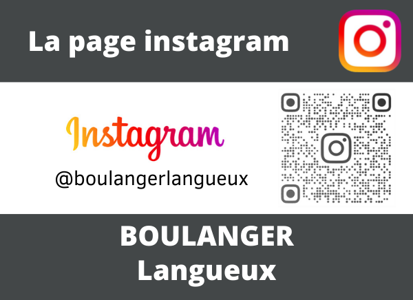 Venez visiter la page Instagram de votre magasin Boulanger Langueux