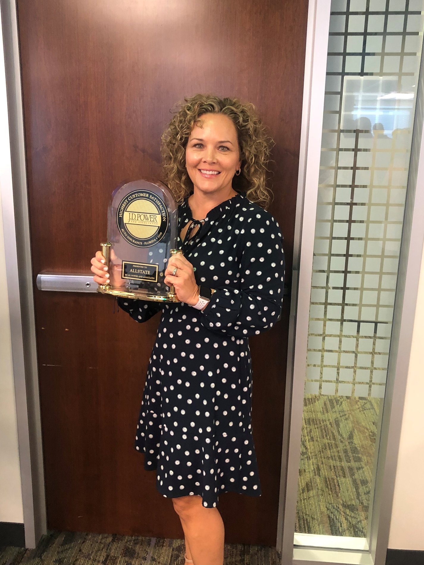 Allstate was awarded the JD Power award