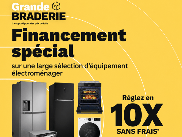 Offre de fiancement LG SAMGUNG HAIER ELECTROLUX NEFF
