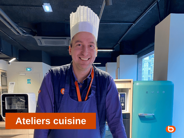 Venez retrouver notre chef Alex à la cuisine du 1er étage de votre magasin Boulanger Strasbourg Kleber