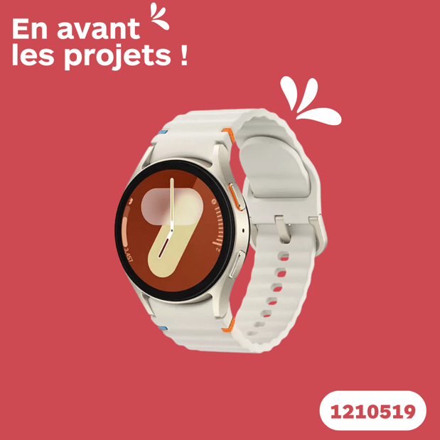Montre connectée SAMSUNG Pack Galaxy Watch 7 40mm BT Cr + PAD DUO en promotion dans votre magasin Boulanger Lille Esquermoise