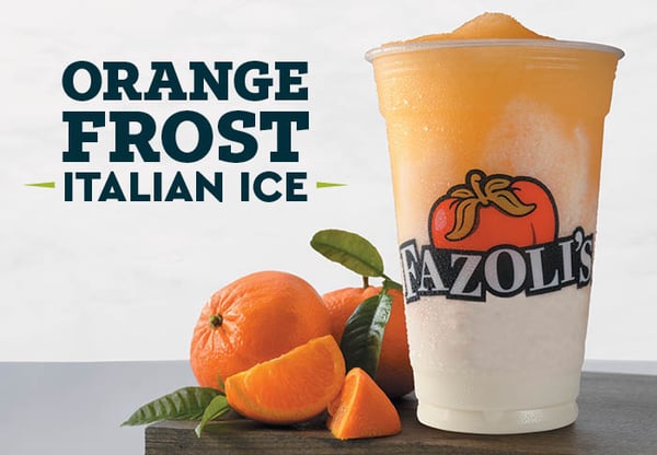 Orange Frost Italian Ice