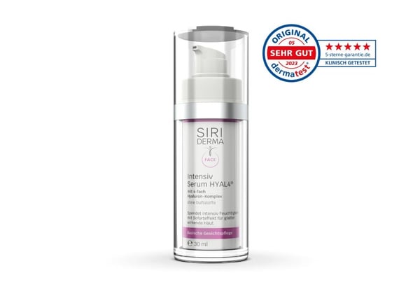 Feuchtigkeitsspendendes und glättendes, basisches Serum mit 4-fach Hyaluron-Komplex für empfindliche, zu Rötungen und Unreinheiten neigende Haut oder Mischhaut. Auch geeignet bei Neurodermitis, Psoriasis, Rosacea, Akne und zu Allergien neigender Haut