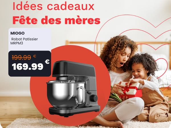 Robot pâtissier MIOGO Robot Patissier MIOGO MRPM3