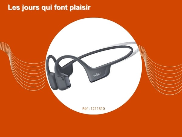 Casque SHOKZ OpenRun Pro 2 Mini Noir chez Boulanger Marseille La Valentine, proche d'Allauch.