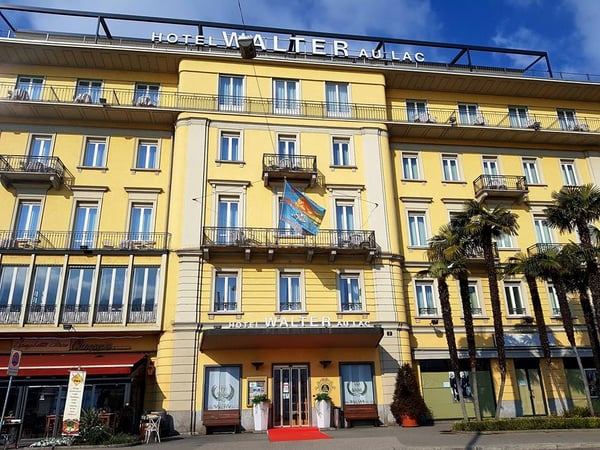 Facciata Hotel, Esterni, entrata, dal 1888, Hotel Walter, Main Entrance