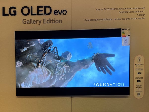 Mobilier télé LG Oled Boulanger Libourne