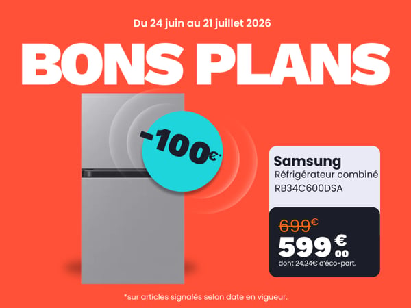 Réfrigérateur combiné SAMSUNG RB34C600DSA