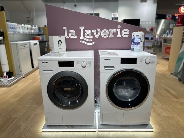 Rayon sèche linge et lave linge Miele chez Boulanger Parly2