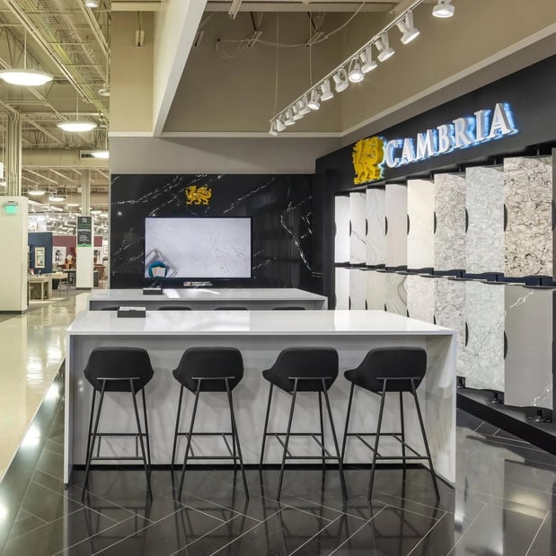 Cambria Showroom at NFM - Dallas
