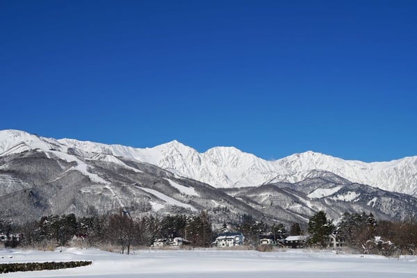 冬の北アルプス