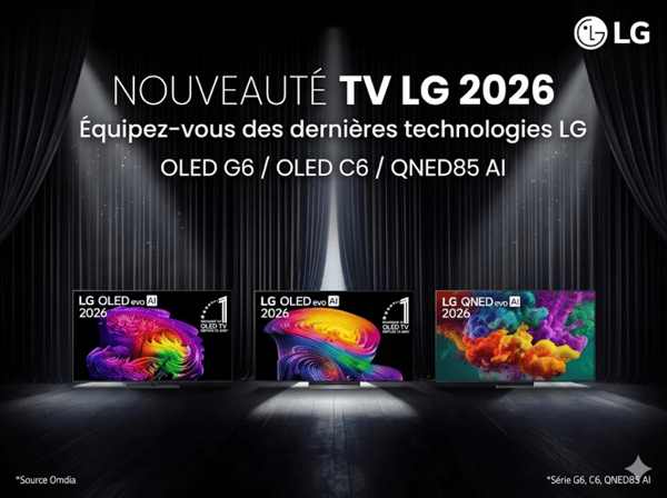 🎬 Équipez-vous du meilleur de la technologie LG 2026 🚀 Le futur de l'image s'invite dans votre salon ! Votre magasin Boulanger Saint-Pierre-des-Corps est fier de vous présenter en exclusivité les toutes dernières technologies de pointe signées LG. Préparez-vous à une claque visuelle sans précédent pour vos films, séries et événements s