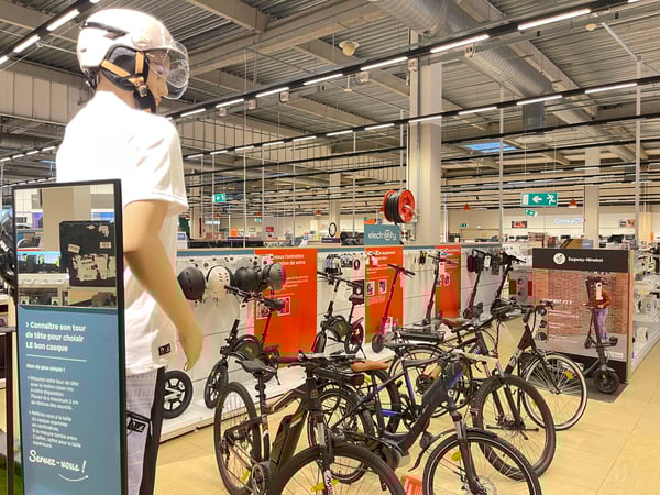 rayon vélo électriques et trottinettes électriques à boulanger nantes atlantis saint herblain