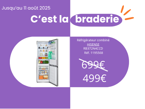 Réfrigérateur combiné HISENSE RB372N4CCD