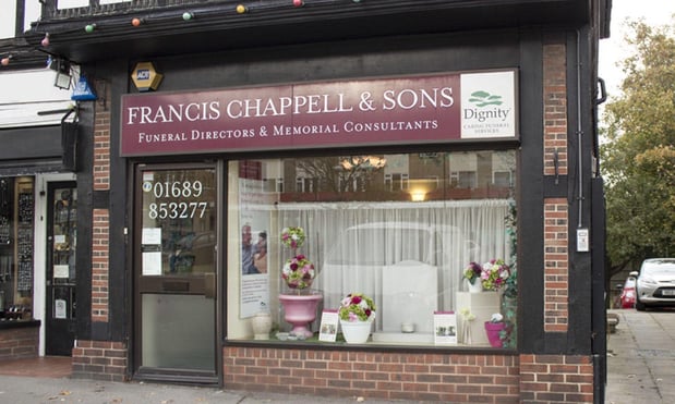 Francis Chappell & Sons Funeral Directors South East London, Here for