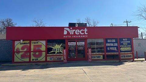 Direct Auto Insurance storefront located at  2514 West Ave, San Antonio