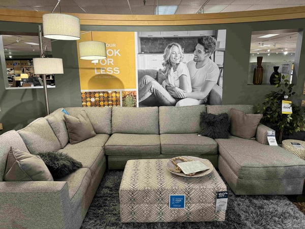 St. Cloud - Waite Park Slumberland Furniture sectional