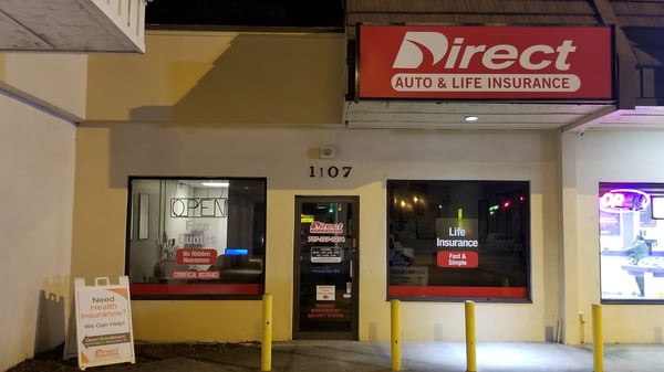 Direct Auto Insurance storefront located at  1107 34th St S, St Petersburg
