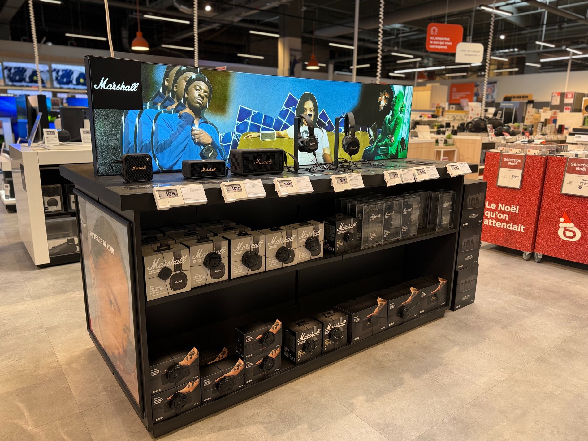Enceintes, casques et ecouteurs  Marshall Boulanger Rennes St Grégoire
