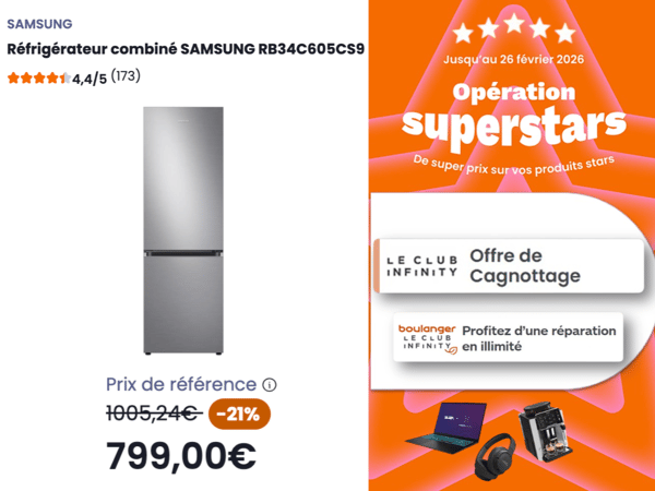 Sélection Réfrigérateurs à Boulanger La Rochelle Angoulins