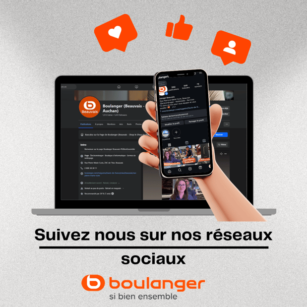 Suivez nos réseaux sociaux !!