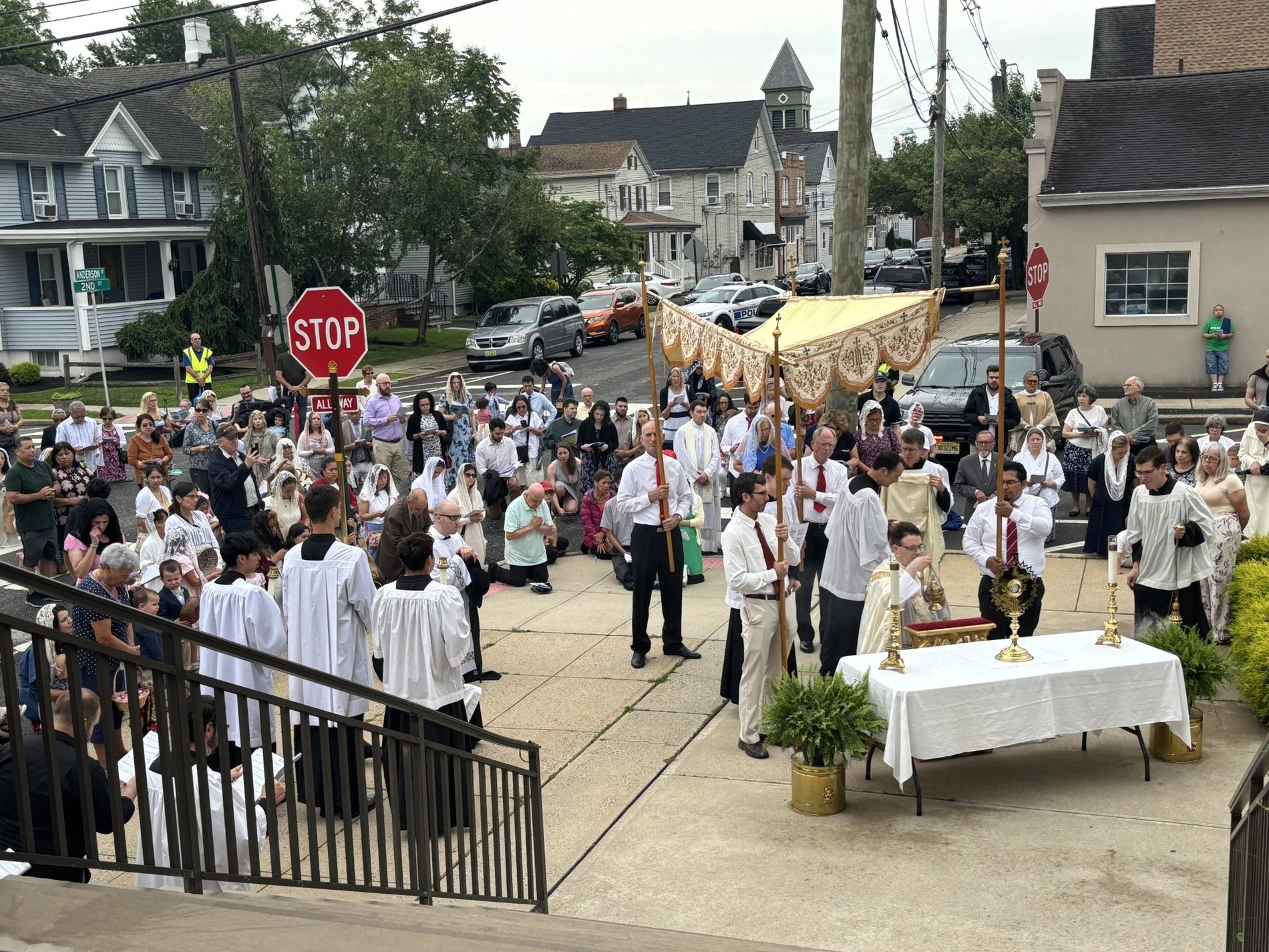 Corpus Cristi Procession in Raritan NJ