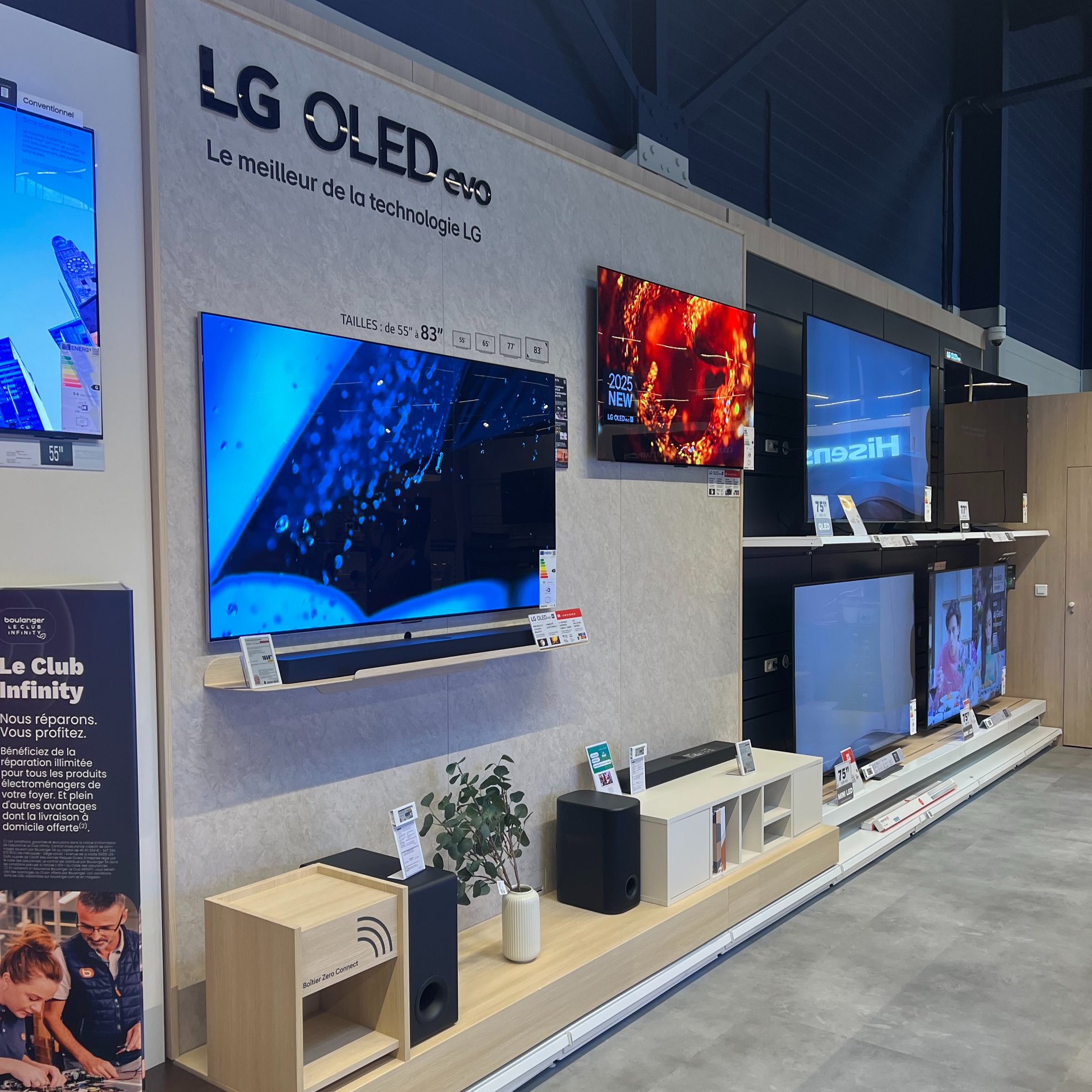 televiseur lg oled evo dans votre magasin boulanger st quentin