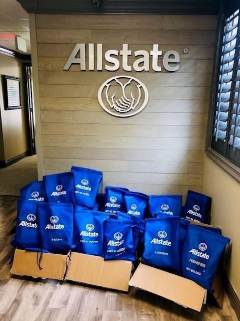 Giving back packs full of water park supplies for Foster youth for Foundation for Foster Children.  They had a day at a local water park where we supplied back packs filled with items such as sunscreen, sunglasses, snacks, water bottles, etc.  They were able to use the back pack for their clothing and personal items.