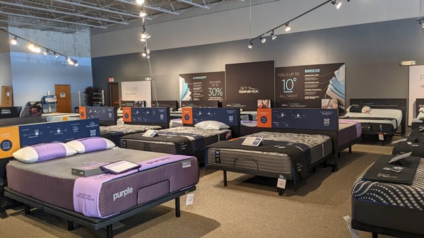 Alexandria Slumberland Furniture mattress section